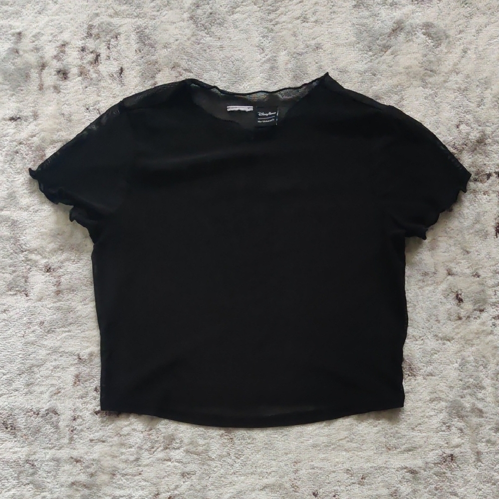Black Sheer Women's Top